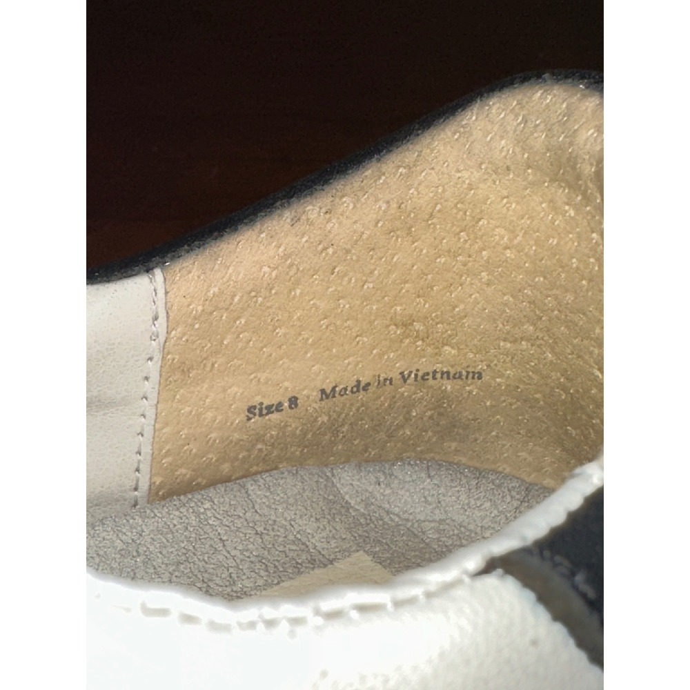 Dolce Vita Zina Plush Womens Size 8 White Black Silver Casual Sneakers Shoes - Picture 5 of 5